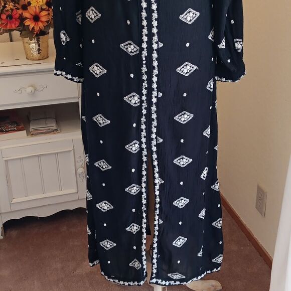 Free People Lily of the Valley Gauze Gothcore Dress - Picture 5 of 16